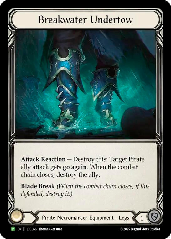 Image for Breakwater Undertow - JDG066 (JDG066) (Cold Foil) (PR) - Flesh and Blood TCG