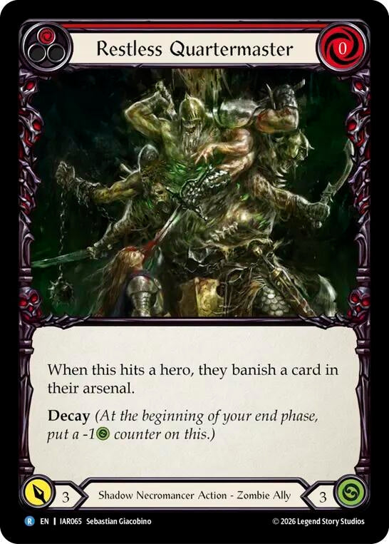 Image for Restless Quartermaster (IAR065) (IAR) - Flesh and Blood TCG
