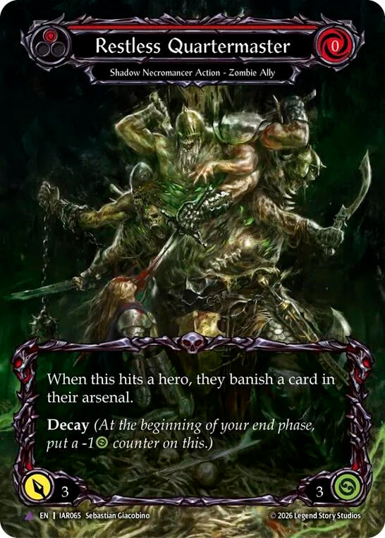 Image for Restless Quartermaster (Marvel) (IAR065) (Cold Foil) (IAR) - Flesh and Blood TCG