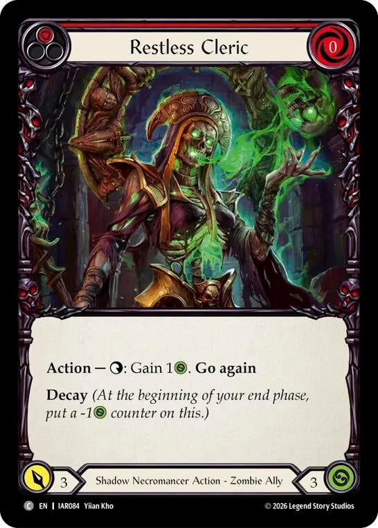 Image for Restless Cleric (IAR084) (IAR) - Flesh and Blood TCG