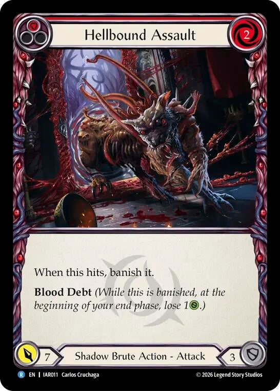 Image for Hellbound Assault (IAR011) (IAR) - Flesh and Blood TCG