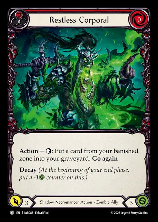 Image for Restless Corporal (IAR085) (IAR) - Flesh and Blood TCG
