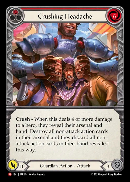Image for Crushing Headache (IAR244) (IAR) - Flesh and Blood TCG