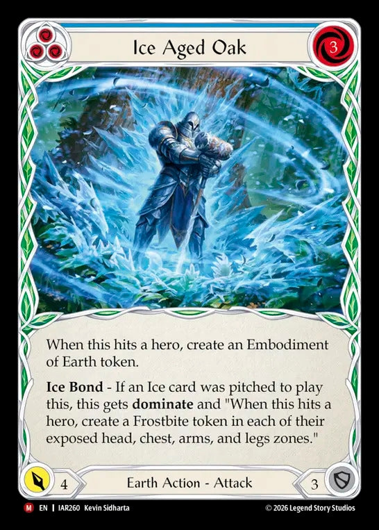 Image for Ice Aged Oak (IAR260) (IAR) - Flesh and Blood TCG
