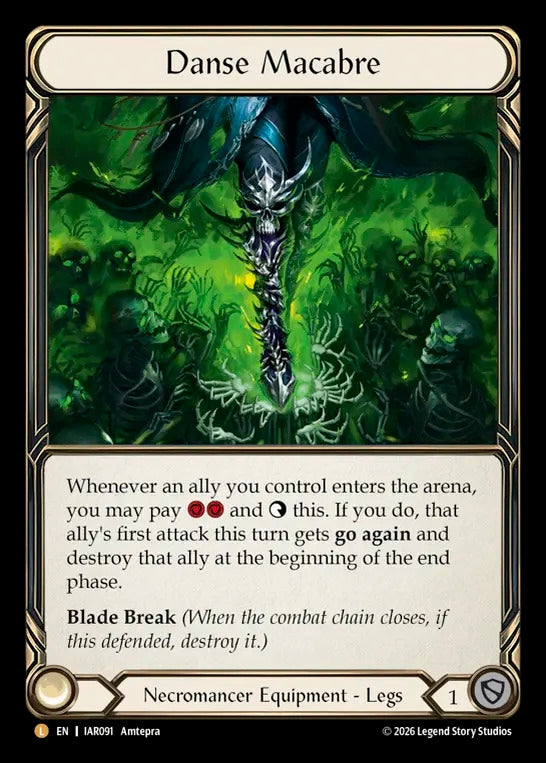Image for Danse Macabre (IAR091) (Cold Foil) (IAR) - Flesh and Blood TCG