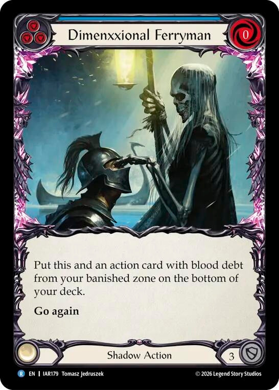 Image for Dimenxxional Ferryman (IAR179) (IAR) - Flesh and Blood TCG