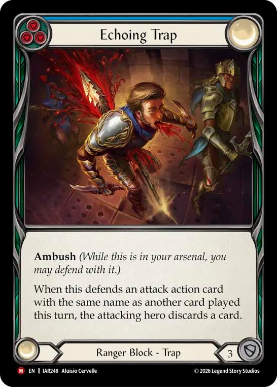 Image for Echoing Trap (IAR248) (Rainbow Foil) (IAR) - Flesh and Blood TCG