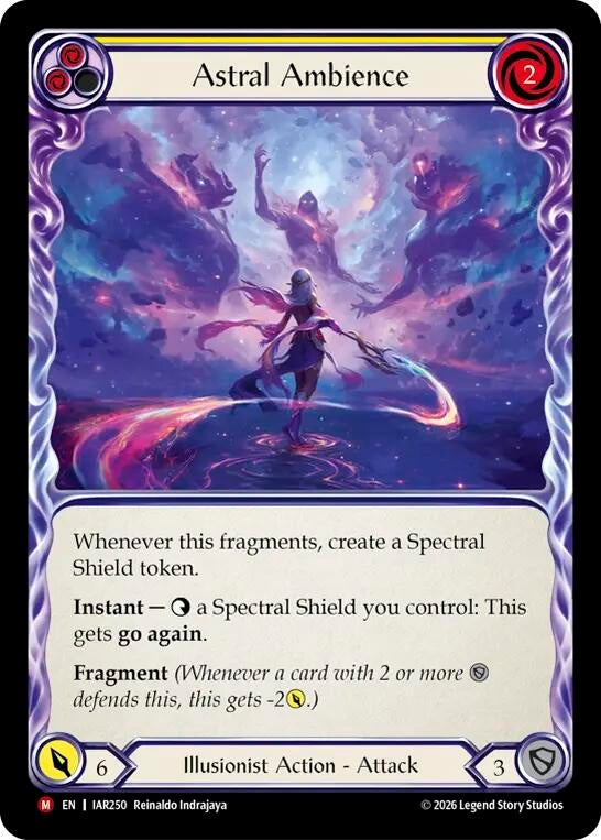Image for Astral Ambience (IAR250) (Rainbow Foil) (IAR) - Flesh and Blood TCG