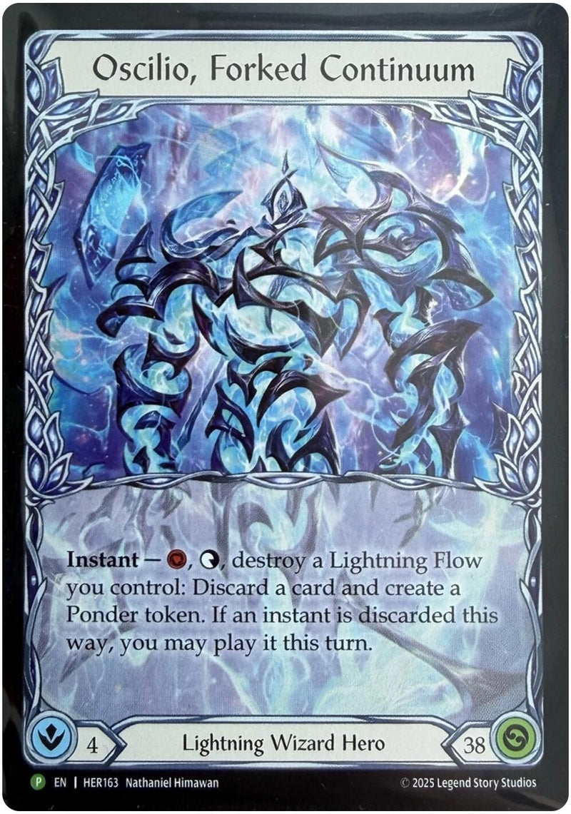 Image for Oscilio, Forked Continuum - HER163 (HER163) (Rainbow Foil) (PR) - Flesh and Blood TCG