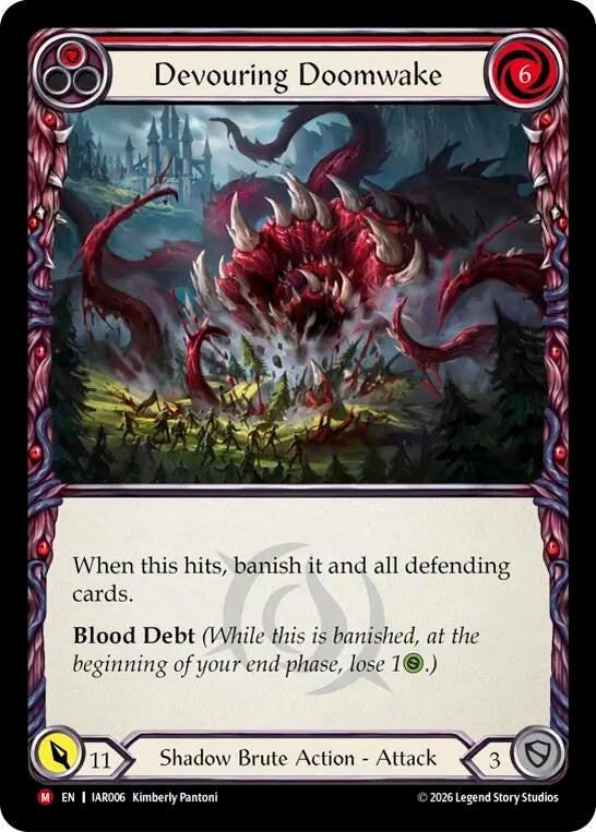 Image for Devouring Doomwake (IAR006) (IAR) - Flesh and Blood TCG