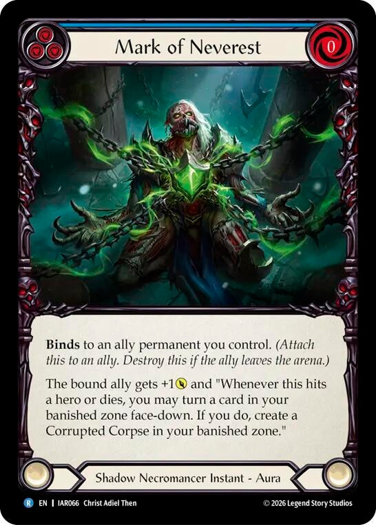 Image for Mark of Neverest (IAR066) (IAR) - Flesh and Blood TCG