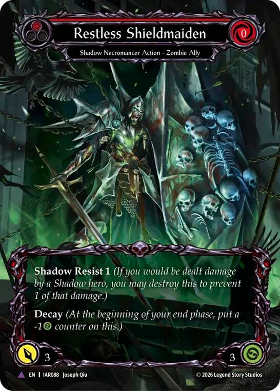 Image for Restless Shieldmaiden (Marvel) (IAR088) (Cold Foil) (IAR) - Flesh and Blood TCG