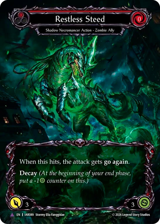 Image for Restless Steed (Marvel) (IAR089) (Cold Foil) (IAR) - Flesh and Blood TCG