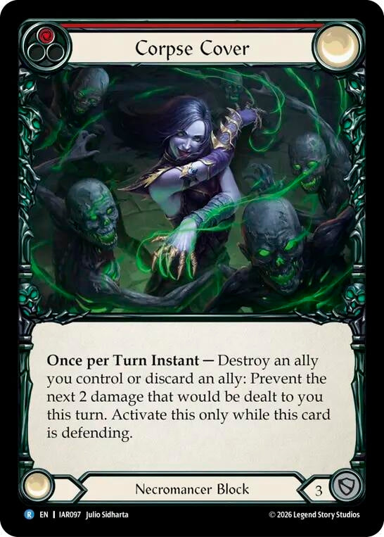 Image for Corpse Cover (Red) (IAR097) (IAR) - Flesh and Blood TCG