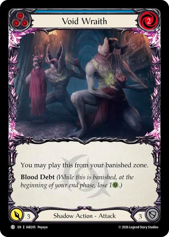 Image for Void Wraith (Blue) (IAR205) (IAR) - Flesh and Blood TCG