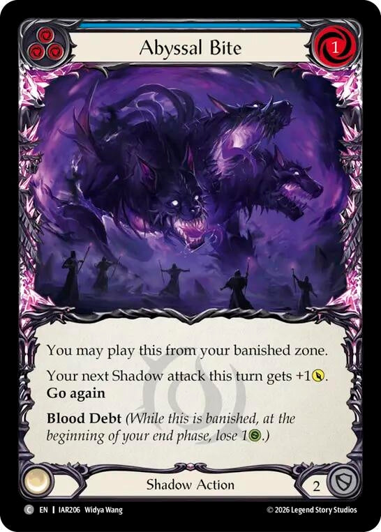 Image for Abyssal Bite (IAR206) (IAR) - Flesh and Blood TCG