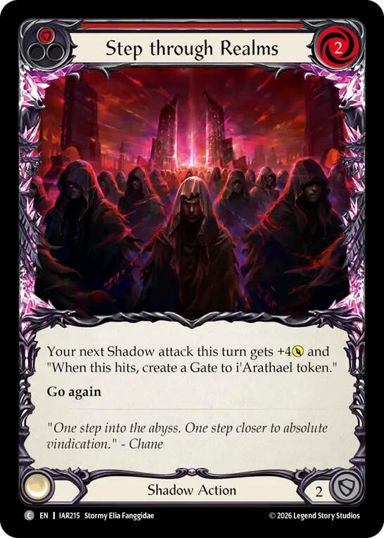 Image for Step through Realms (Red) (IAR215) (IAR) - Flesh and Blood TCG