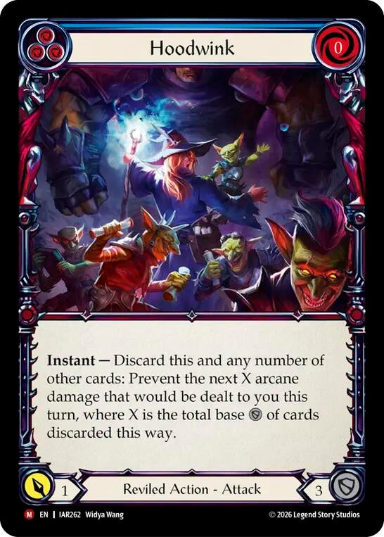 Image for Hoodwink (IAR262) (Rainbow Foil) (IAR) - Flesh and Blood TCG