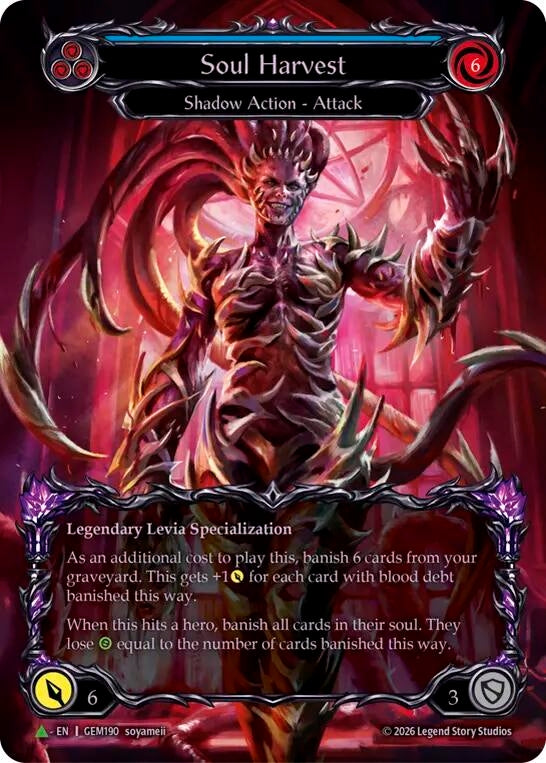 Image for Soul Harvest (Marvel) (GEM190) (Cold Foil) (GEM) - Flesh and Blood TCG
