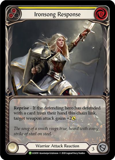 Ironsong Response (Yellow) [LGS030] (Promo) Rainbow Foil