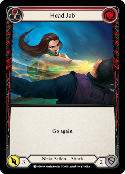 Head Jab (Red) [BEN010] (Outsiders Benji Blitz Deck)
