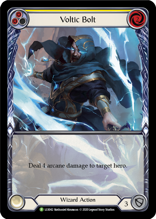 Voltic Bolt (Yellow) [LGS042] (Promo) Rainbow Foil