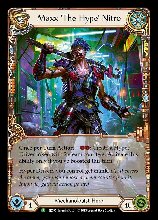 Maxx 'The Hype' Nitro [HER095] (Promo)  Rainbow Foil