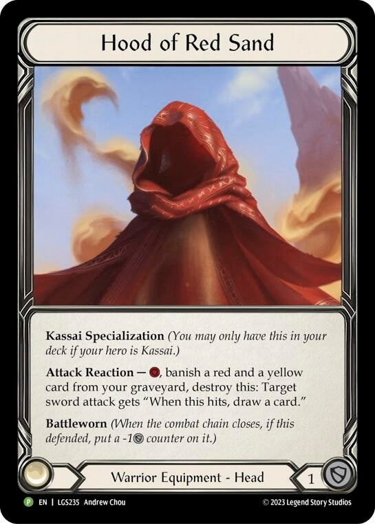 Hood of the Red Sand [LGS235] (Promo)  Rainbow Foil