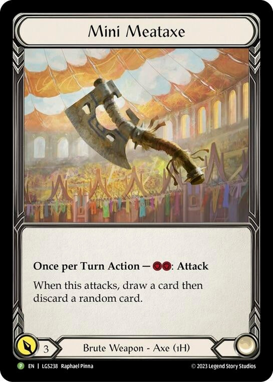 Mini Meataxe [LGS238] (Promo)  Rainbow Foil