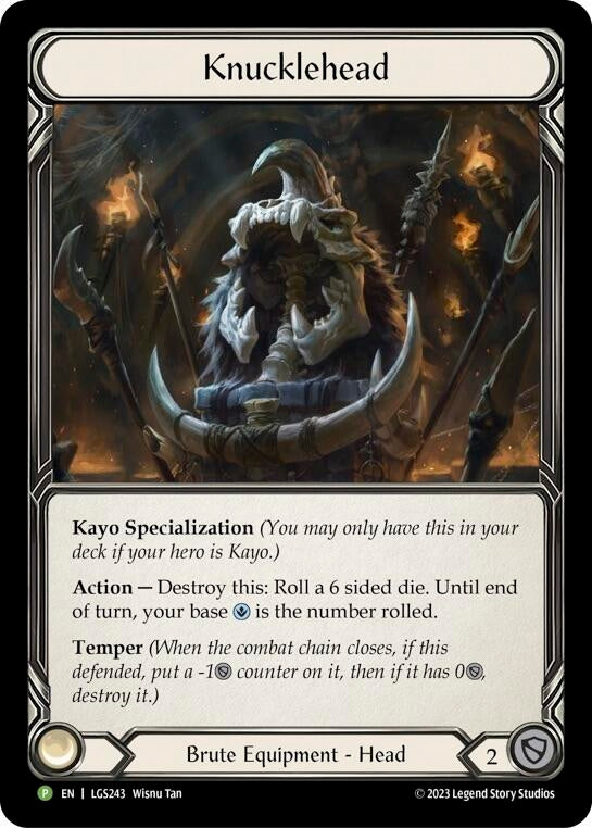 Knucklehead [LGS243] (Promo)  Cold Foil