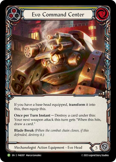 Evo Command Center [FAB207] (Promo)  Rainbow Foil