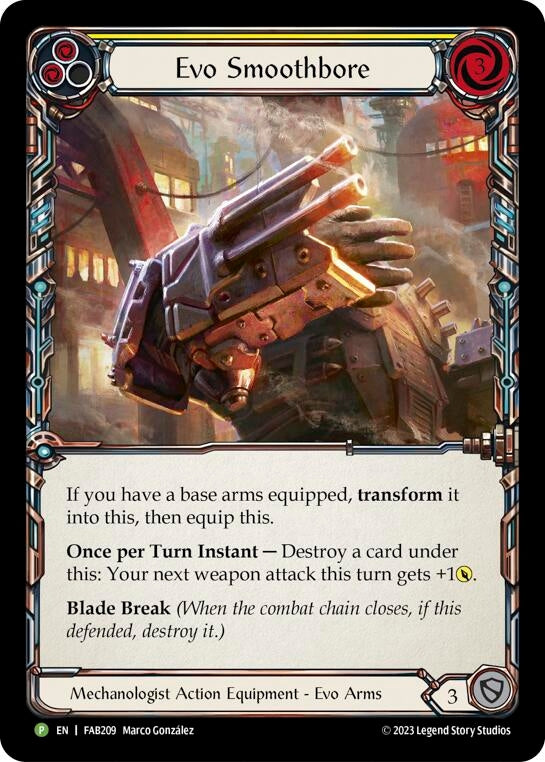 Evo Smoothbore [FAB209] (Promo)  Rainbow Foil