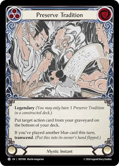Preserve Tradition [MST099] (Part the Mistveil)
