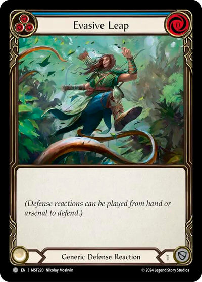 Evasive Leap (Blue) [MST220] (Part the Mistveil)  Rainbow Foil