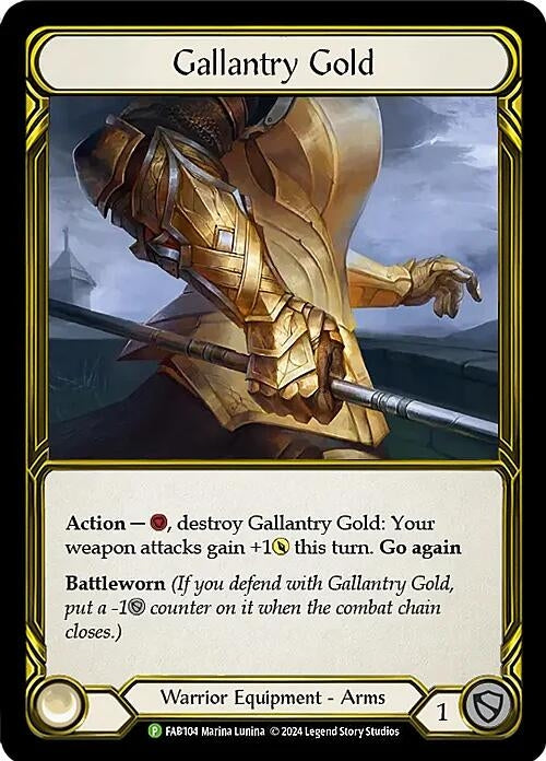 Gallantry Gold (Golden) [FAB104] (Promo)  Cold Foil