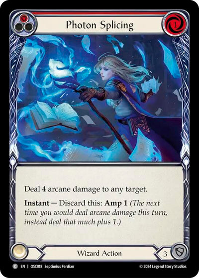 Photon Splicing (Red) [OSC018] (Rosetta Oscilio Blitz Deck)