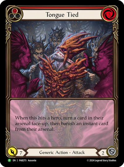 Tongue Tied (Extended Art) [FAB273] Rainbow Foil