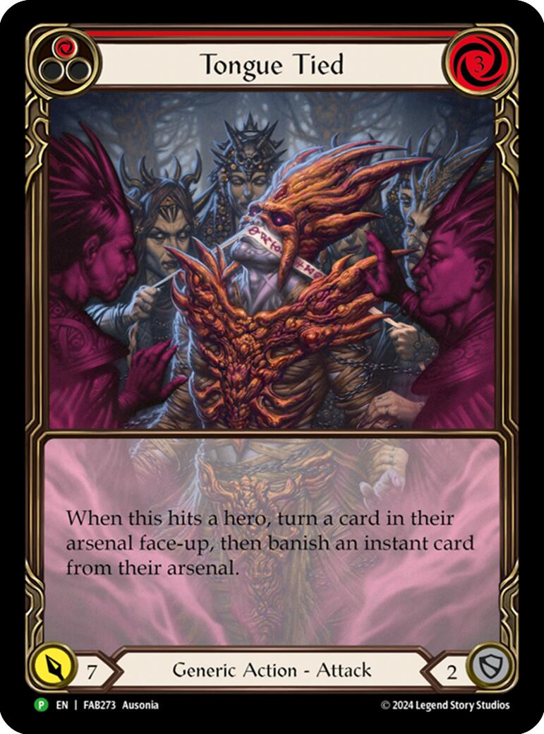 Tongue Tied (Extended Art) [FAB273] Rainbow Foil