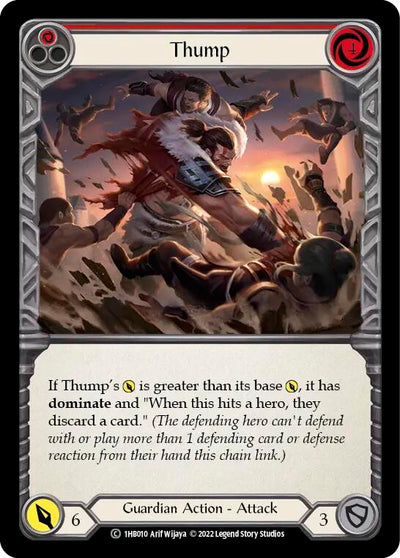 Thump (Red) [1HB010] (History Pack 1 Bravo Blitz Deck)