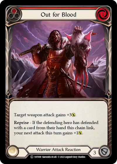 Out for Blood (Red) [1HT009] (History Pack 1 Dorinthea Blitz Deck)
