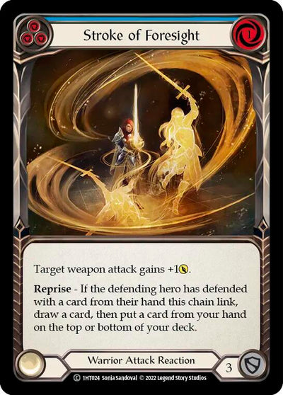 Stroke of Foresight (Blue) [1HT024] (History Pack 1 Dorinthea Blitz Deck)