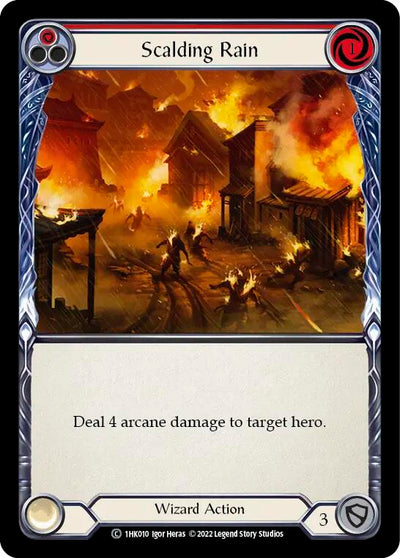 Scalding Rain (Red) [1HK010] (Historic Pack 1 Blitz Deck: Kano)