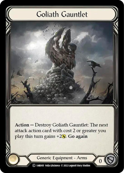 Goliath Gauntlet [1HR005] (Historic Pack 1 Blitz Deck Rhinar)