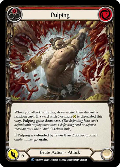 Pulping (Red) [1HR009] (Historic Pack 1 Blitz Deck Rhinar)