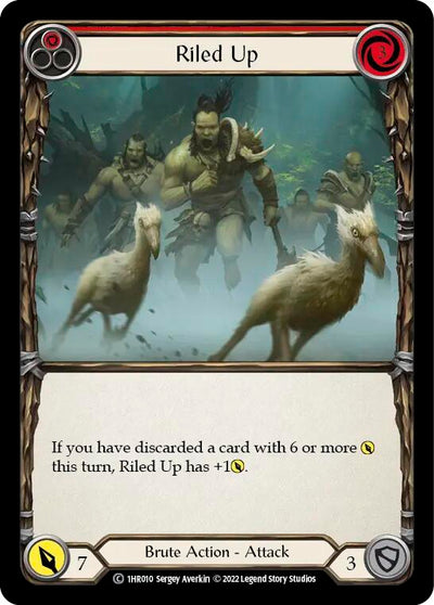 Riled Up (Red) [1HR010] (Historic Pack 1 Blitz Deck Rhinar)