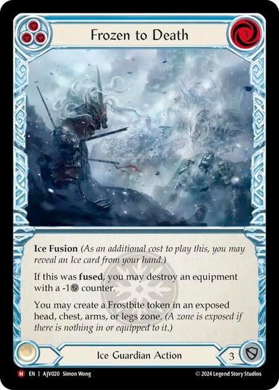 Frozen to Death [AJV020] (Armory Deck: Jarl Vetreidi)  Rainbow Foil