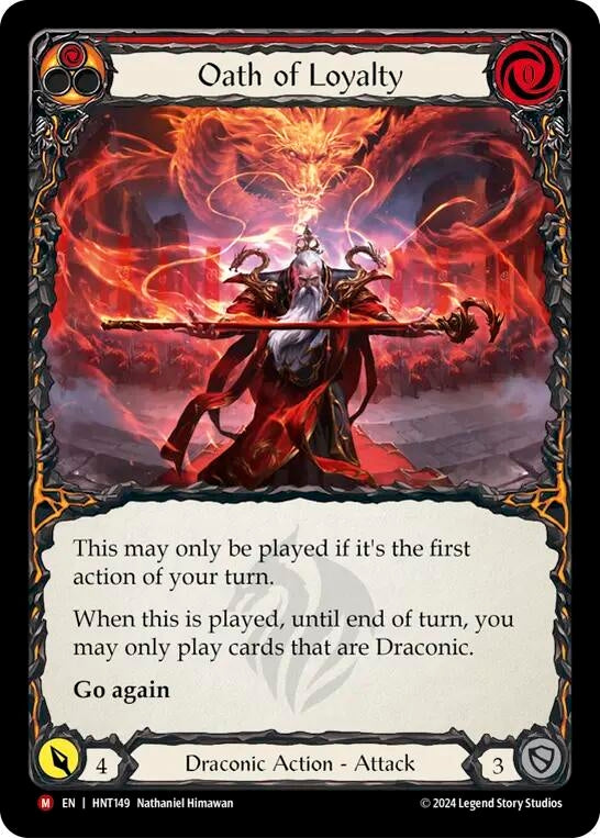 Image for Oath of Loyalty (HNT149) (Rainbow Foil) - Flesh and Blood TCG