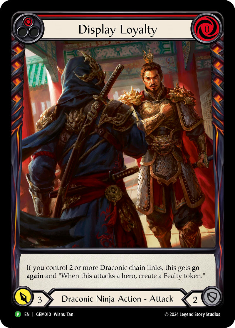 Display Loyalty (Red) [GEM010] (GEM Pack 1)