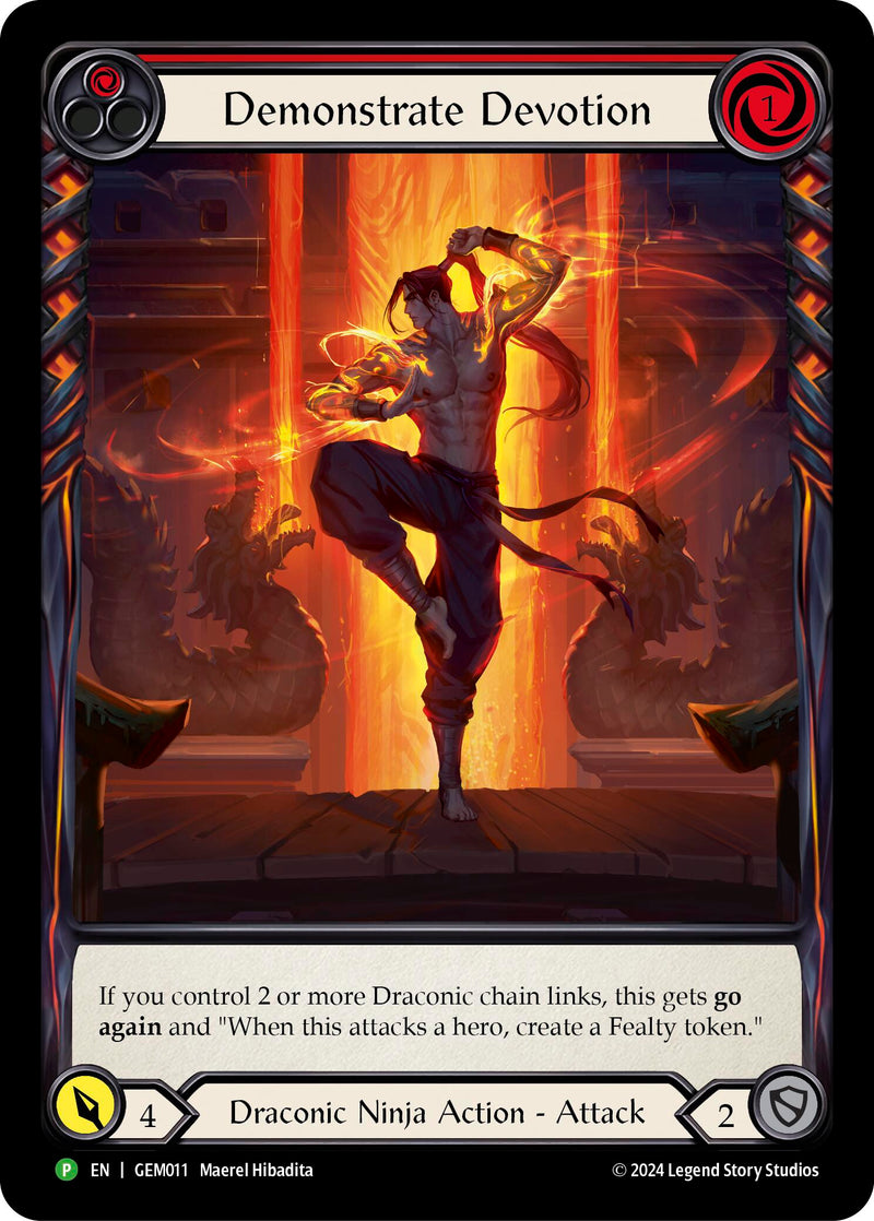 Demonstrate Devotion (Red) [GEM011] (GEM Pack 1)