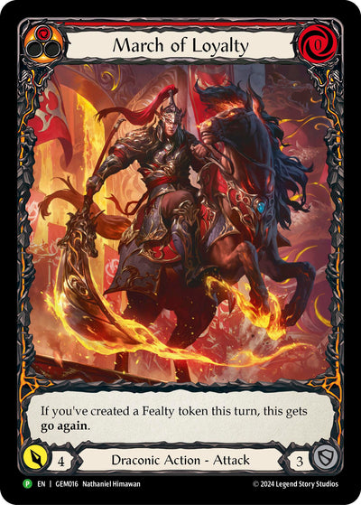 March of Loyalty (Red) [GEM016] (GEM Pack 1)